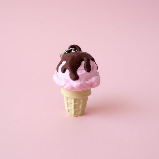 Llavero Clicker Cono de Helado