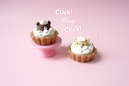 Llavero Clicker Tarta Osito