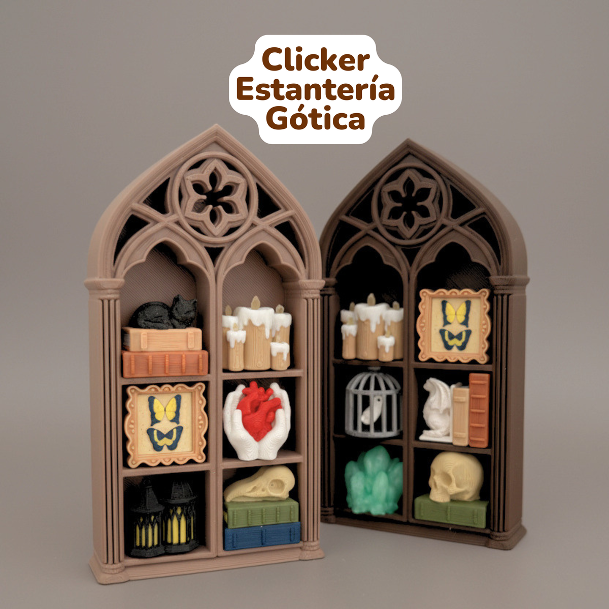 Clicker Estanteria Gótica Doble