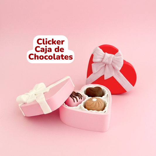 Clicker Caja de Chocolates Corazón