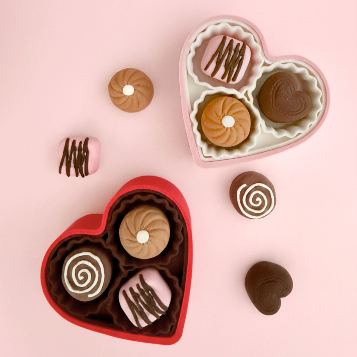 Clicker Caja de Chocolates Corazón