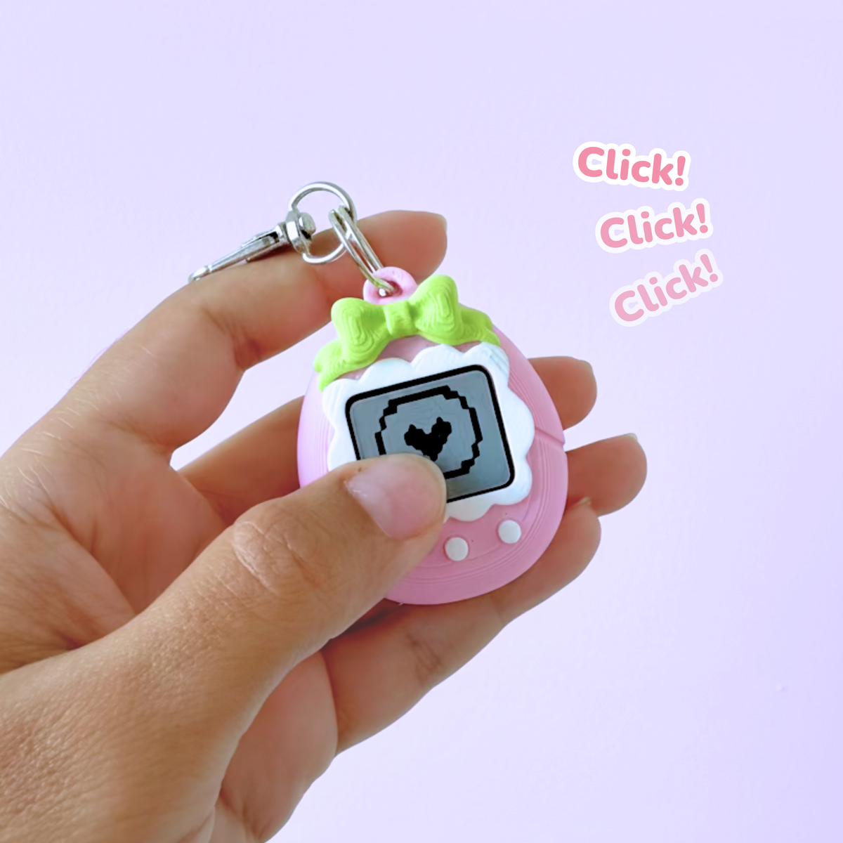 Llavero Clicker Mascota Virtual Retro